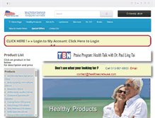 Tablet Screenshot of healthsecretsusa.com